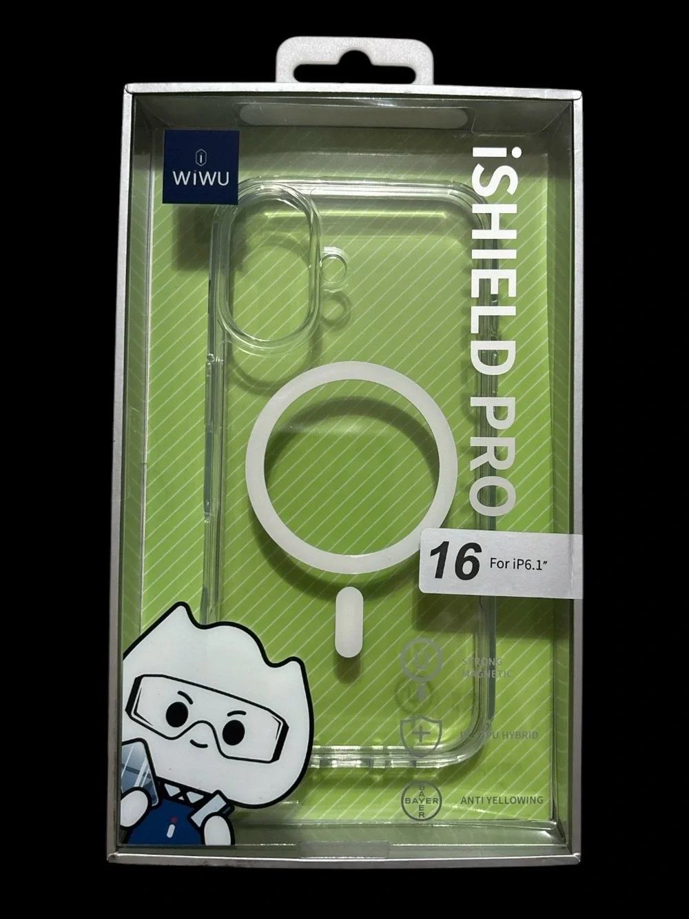 Clear iPhone 16 Case with MagSafe Compatible Ring - Transparent